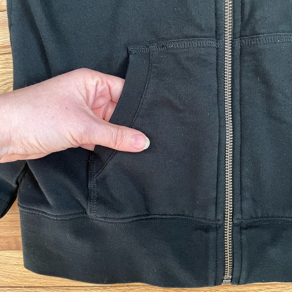 LACOSTE - Black Zip- Up Cardigan - Picture 4 of 11